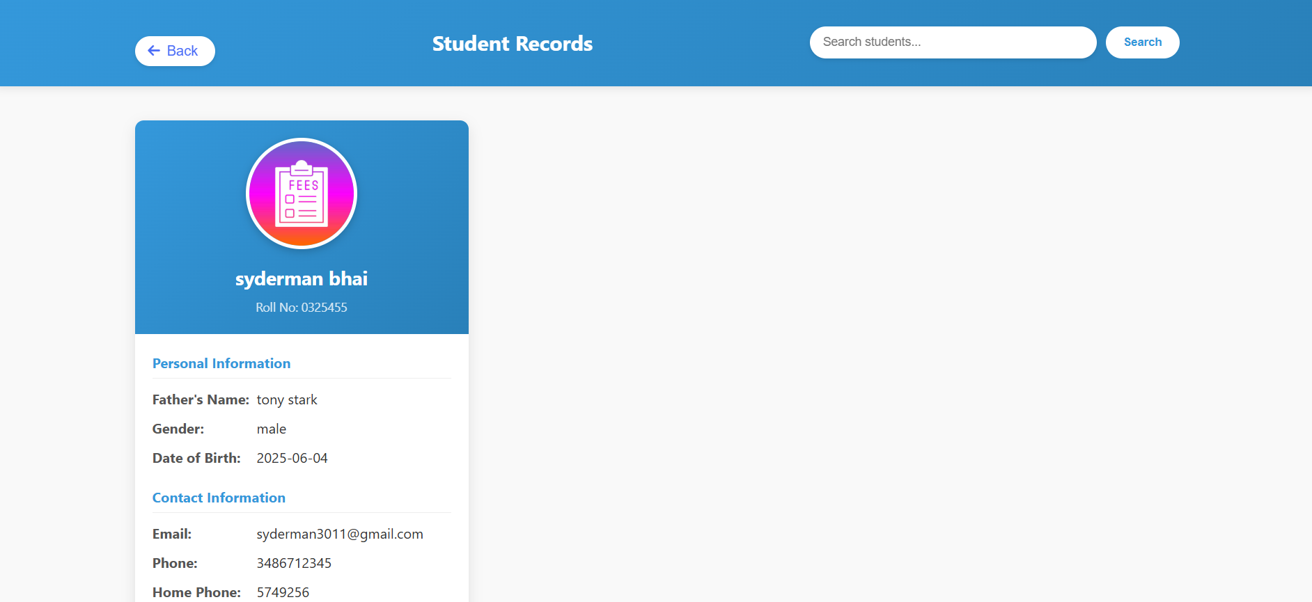Student Progress Tracking